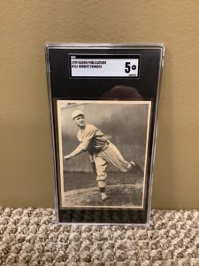 1929 Kashin R316 Herb Pennock Baseball Card SGC 5