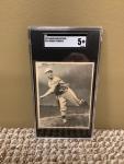 1929 Kashin R316 Herb Pennock Baseball Card SGC 5