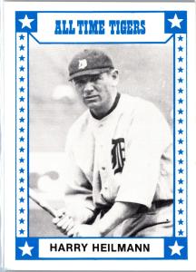 1980 TCMA Detroit Tigers Harry Heilmann Card