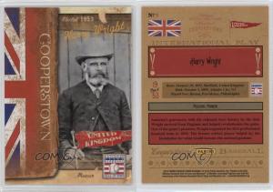 2013 Panini Harry Wright #9 Cooperstown Card