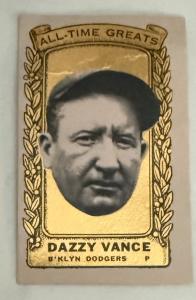 1963 Bazooka Dazzy Vance #28 Brooklyn Dodgers Card