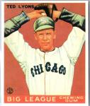 1983 Galasso Ted Lyons 1933 Goudey Reprint #7