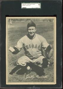 1936 R311 Gabby Hartnett Baseball Card SGC 3