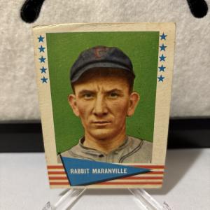 1961 Fleer Baseball Card Rabbit Maranville Pirates