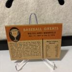 1961 Fleer Baseball Card Rabbit Maranville Pirates
