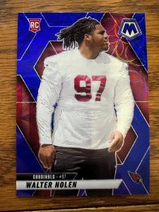 2025 Panini Mosaic Blue Scope Rookie Card