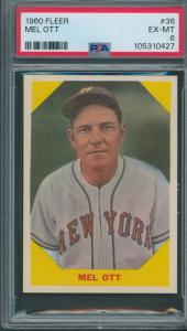 1960 Fleer Mel Ott #36 PSA EX-MT 6