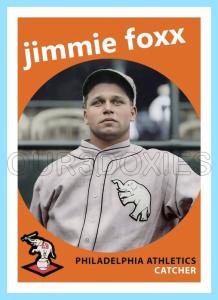 Jimmie Foxx Custom ACEO Art Trading Card
