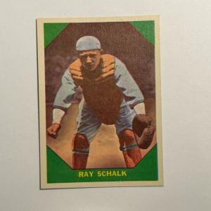 1960 Fleer Ray Schalk Baseball Card #56