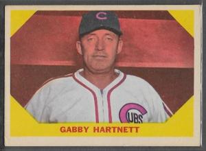 1960 Fleer Gabby Hartnett Baseball Card #29