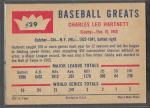 1960 Fleer Gabby Hartnett Baseball Card #29