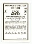 Zack Wheat 1982 TCMA Baseball Card #36