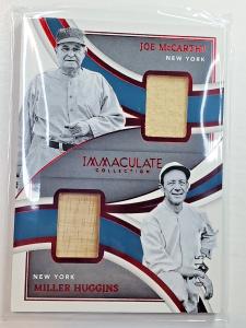 Joe McCarthy Miller Huggins 2022 Immaculate Relic
