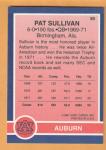 Pat Sullivan 1991 Auburn Tigers SEC Hoby #50