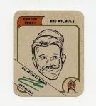 Kid Nichols Green Artist Signed Pesque Hueso Card