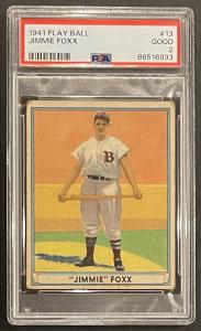 1941 Play Ball Jimmie Foxx Boston Red Sox Card
