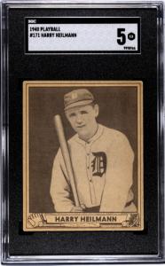 1940 Play Ball Harry Heilmann Baseball Card