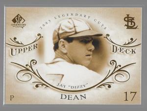 Jay Dizzy Dean 2005 Upper Deck Baseball Card #17