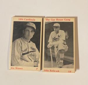 1974 TCMA Gashouse Gang Cardinals White Back Cards