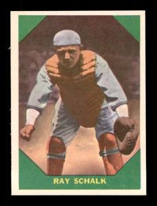 1960 Fleer Ray Schalk #56 Baseball Card