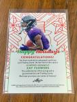 2023 Leaf Holiday Zay Flowers Autograph Card