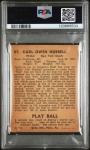 Carl Hubbell Autographed 1940 Play Ball Card