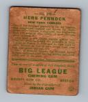 1933 Goudey Herb Pennock Rookie Baseball Card