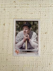 2022 Topps Mel Ott Variation SP #US144 Card