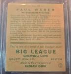 1933 Goudey Paul Waner #25 Baseball Card