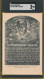 Al Simmons 1956-1963 SGC 2 Sports Card