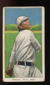 1909 T206 Baseball Chief Bender Pitching Card