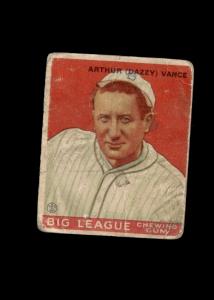 Dazzy Vance 1933 Goudey Baseball Card #2