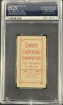 1909 T206 Zack Wheat Sweet Caporal Card PSA 4.5
