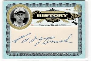 2006 SP Legendary Cuts Edd Roush #/98