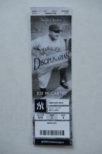 New York Yankees vs Rays Full Ticket 7/3/2015