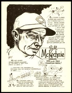 1977 Bob Parker Bill McKechnie Reds Card