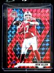 Josh Allen 2025 Panini Mosaic Red Prizm Card