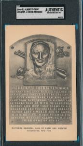 Herb Pennock 1946-1952 Albertype HOF Card