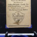 1917 E135 Collins McCarthy #57 Joe Gedeon Card