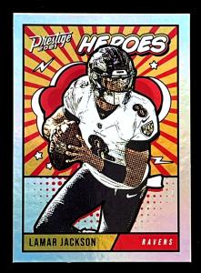 Lamar Jackson 2021 Panini Prestige Holofoil Card