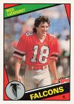 1984 Topps Atlanta Falcons Team Set - 13 Cards