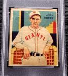 1935 Diamond Stars Carl Hubbell Baseball Card #39