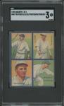1935 Goudey 4-in-1 Pie Traynor Card SGC 3