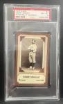 1975 Fleer Harry Wright Baseball Card PSA 8