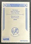 1992 Wiz Aiwa Yankees Edward G. Barrow Card