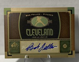 2008 Upper Deck Bob Feller Autograph Card