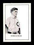 1950 Callahan HOF #8 Mordecai Brown Card