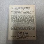 1941 Play Ball Jimmie Foxx Baseball Card