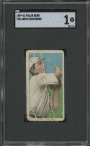 1909 T206 Home Run Baker HOF Polar Bear