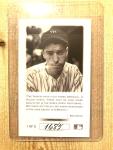 1993 Pinnacle Joe DiMaggio Autographed Card